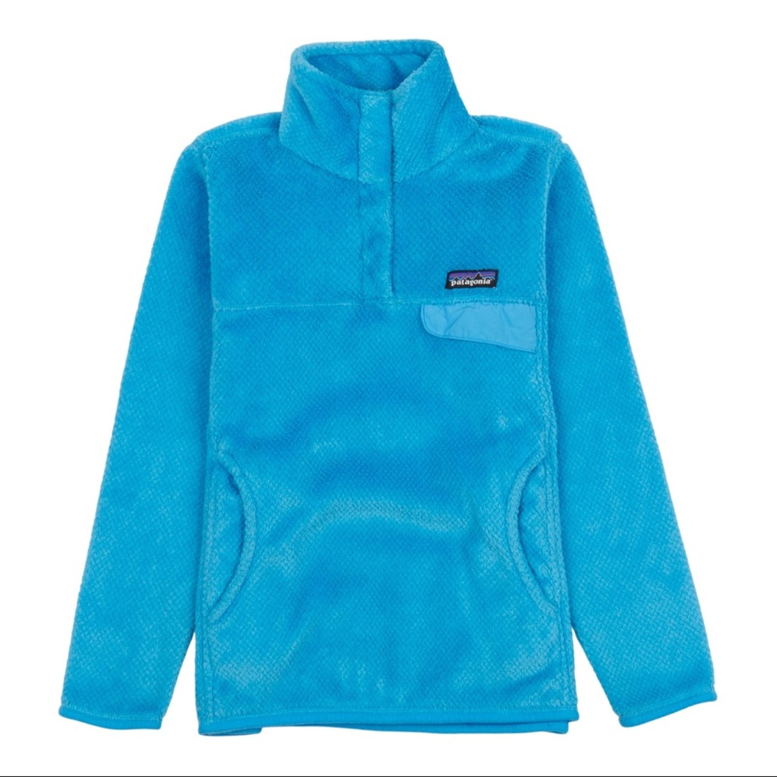 Patagonia Snap-T Pullover In Electron Blue.